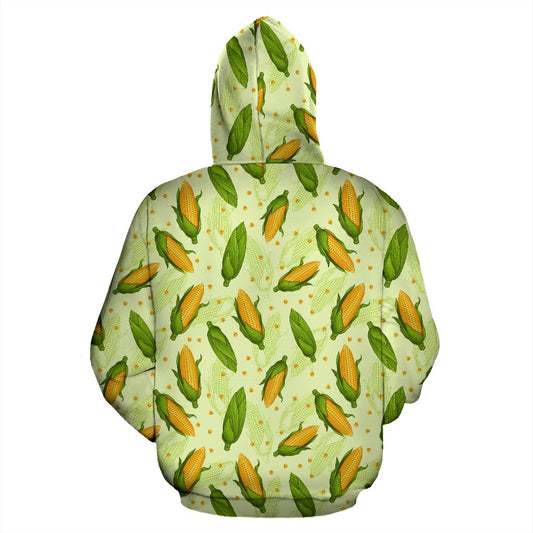 Agricultural Fresh Corn cob Print Pattern Pullover Hoodie