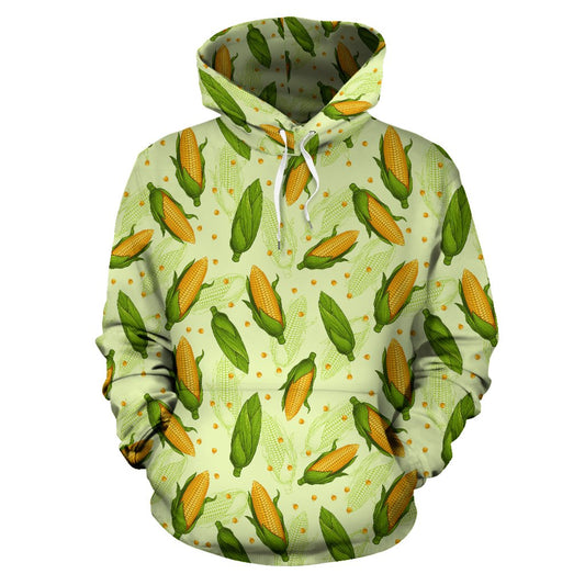 Agricultural Fresh Corn cob Print Pattern Pullover Hoodie