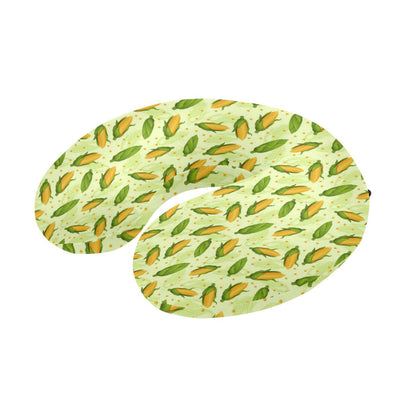 Agricultural Fresh Corn cob Print Pattern U-Shaped Travel Neck Pillow-JTAMIGO.COM