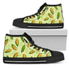 Agricultural Fresh Corn Cob Print Pattern Women High Top Shoes