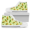 Agricultural Fresh Corn Cob Print Pattern Women High Top Shoes