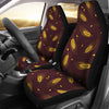 Agricultural Gold Wheat Print Pattern Universal Fit Car Seat Covers