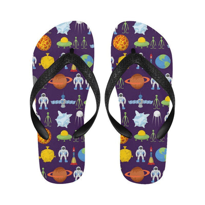 Alien Astronaut Planet Flip Flops-JTAMIGO.COM