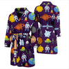 Alien Astronaut Planet Men Bath Robe-JTAMIGO.COM