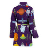 Alien Astronaut Planet Women Bath Robe-JTAMIGO.COM