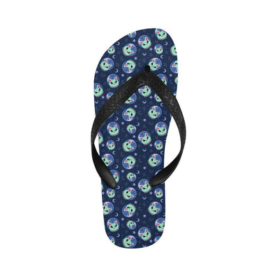 Alien Cat Flip Flops-JTAMIGO.COM