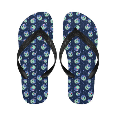 Alien Cat Flip Flops-JTAMIGO.COM