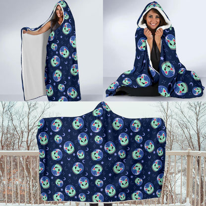 Alien Cat Hooded Blanket-JTAMIGO.COM