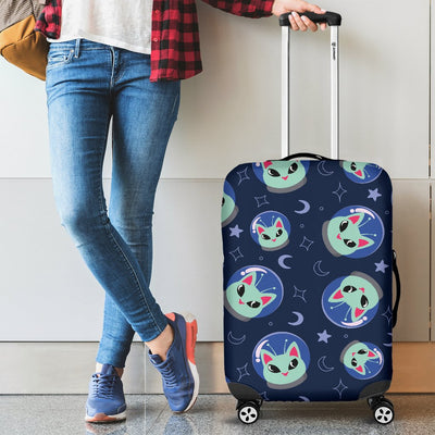 Alien Cat Luggage Cover Protector