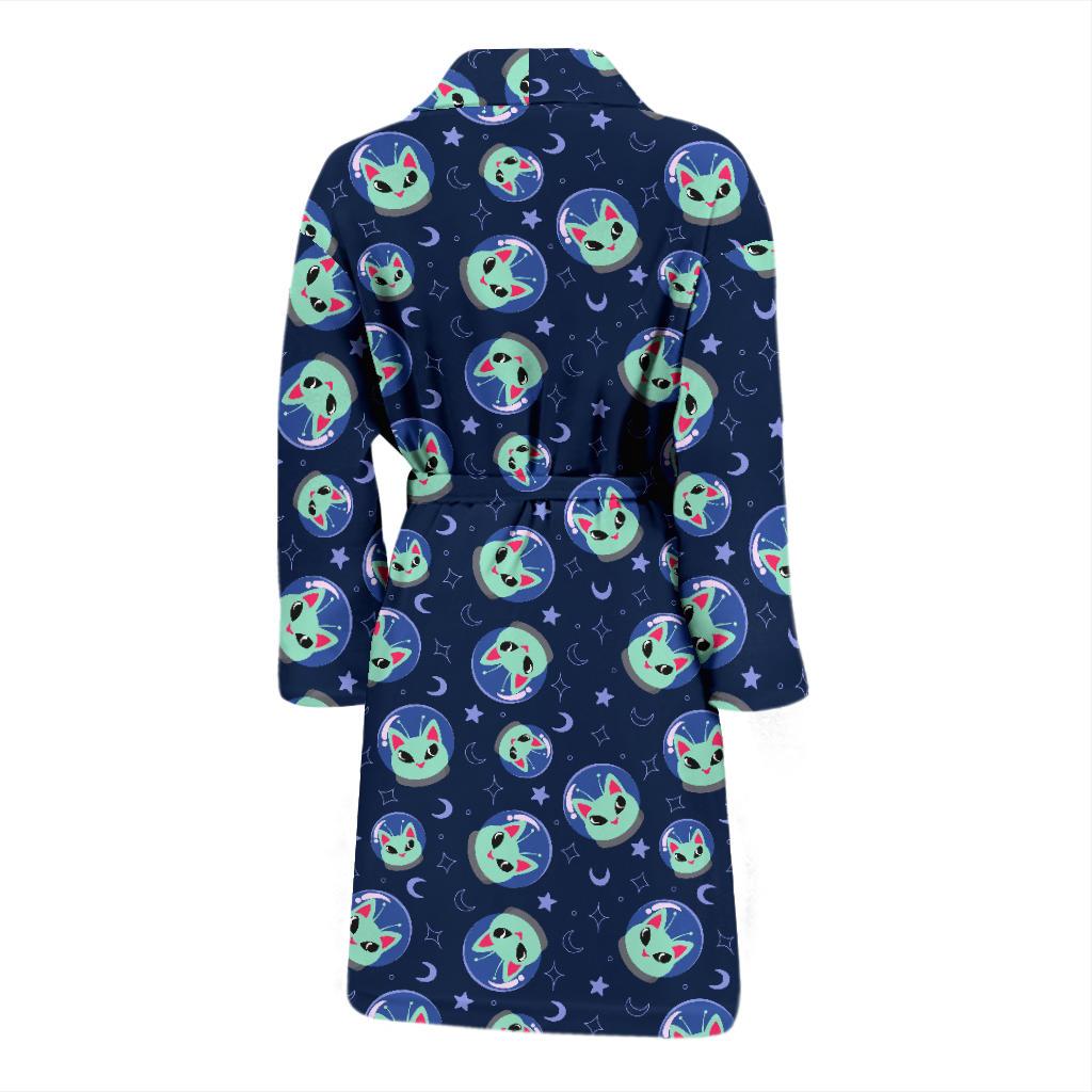 Alien Cat Men Bath Robe-JTAMIGO.COM