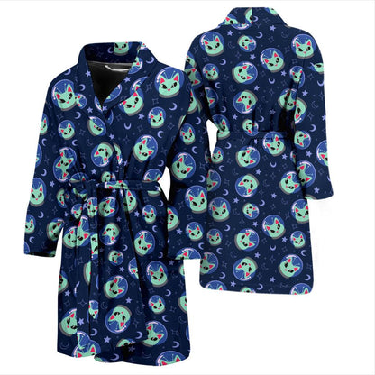 Alien Cat Men Bath Robe-JTAMIGO.COM