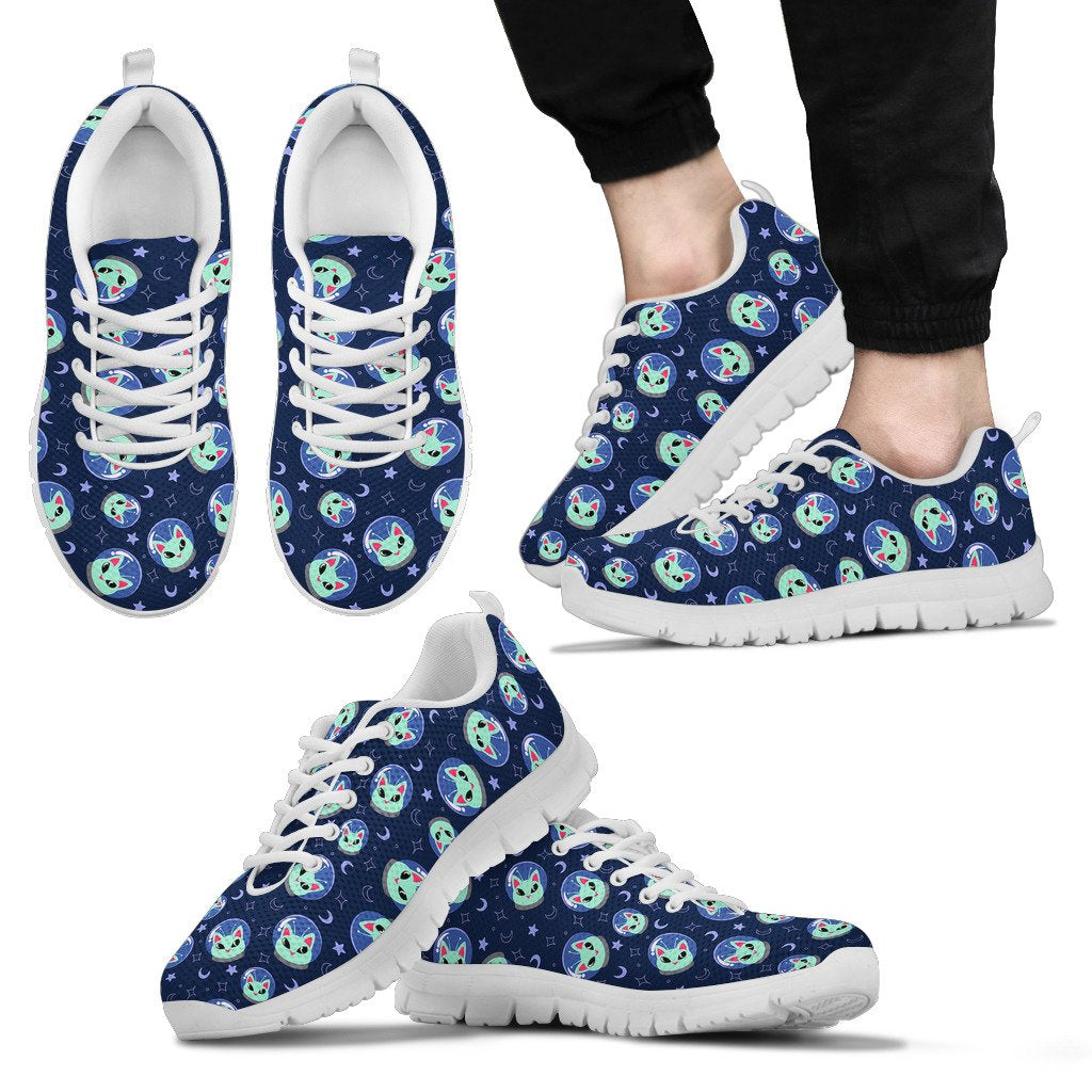 Alien Cat Men Sneakers Shoes