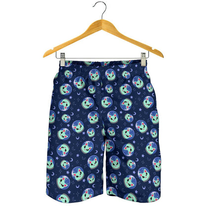 Alien Cat Mens Shorts-JTAMIGO.COM