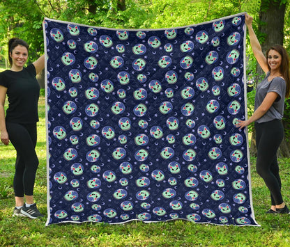 Alien Cat Premium Quilt-JTAMIGO.COM