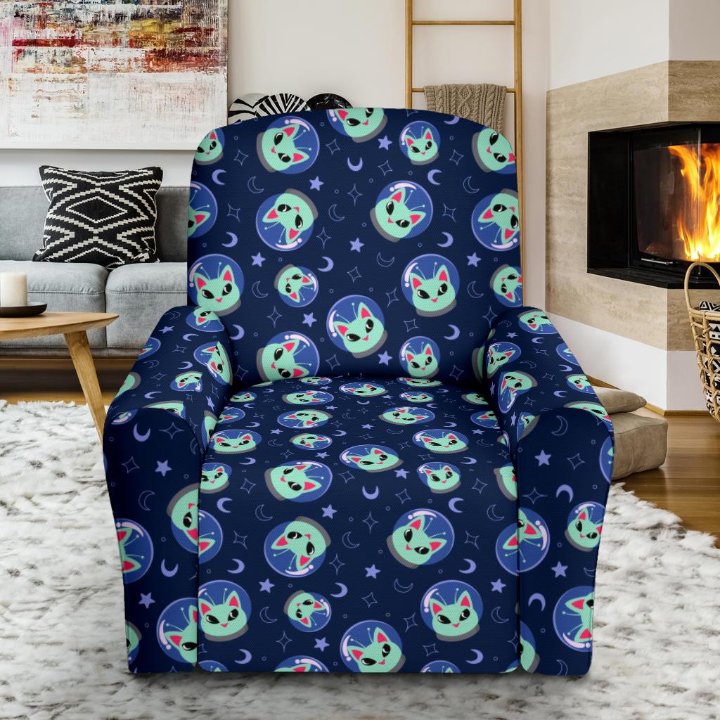 Alien Cat Single Sofa Slipcover -JTAMIGO.COM