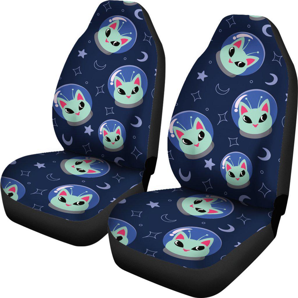 Alien Cat Universal Fit Car Seat Covers
