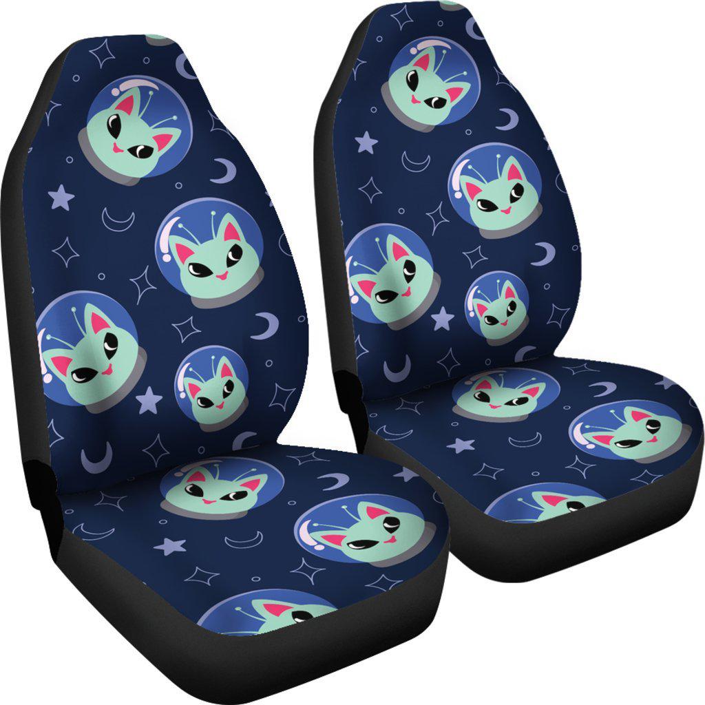 Alien Cat Universal Fit Car Seat Covers
