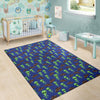 Alien Green UFO Pattern Area Rugs-JTAMIGO.COM