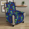 Alien Green UFO Pattern Chair Protector-JTAMIGO.COM