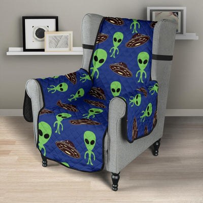 Alien Green UFO Pattern Chair Protector-JTAMIGO.COM