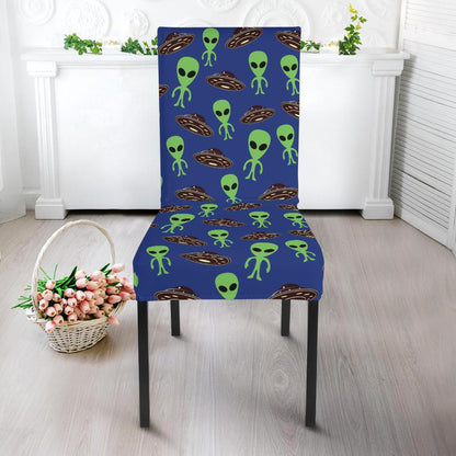 Alien Green UFO Pattern Dinning Chair Slipper-JTAMIGO.COM
