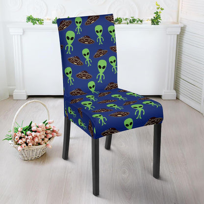 Alien Green UFO Pattern Dinning Chair Slipper-JTAMIGO.COM