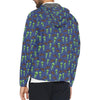 Alien Green UFO Pattern Men Windbreaker Jacket-JTAMIGO.COM