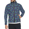 Alien Green UFO Pattern Men Windbreaker Jacket-JTAMIGO.COM