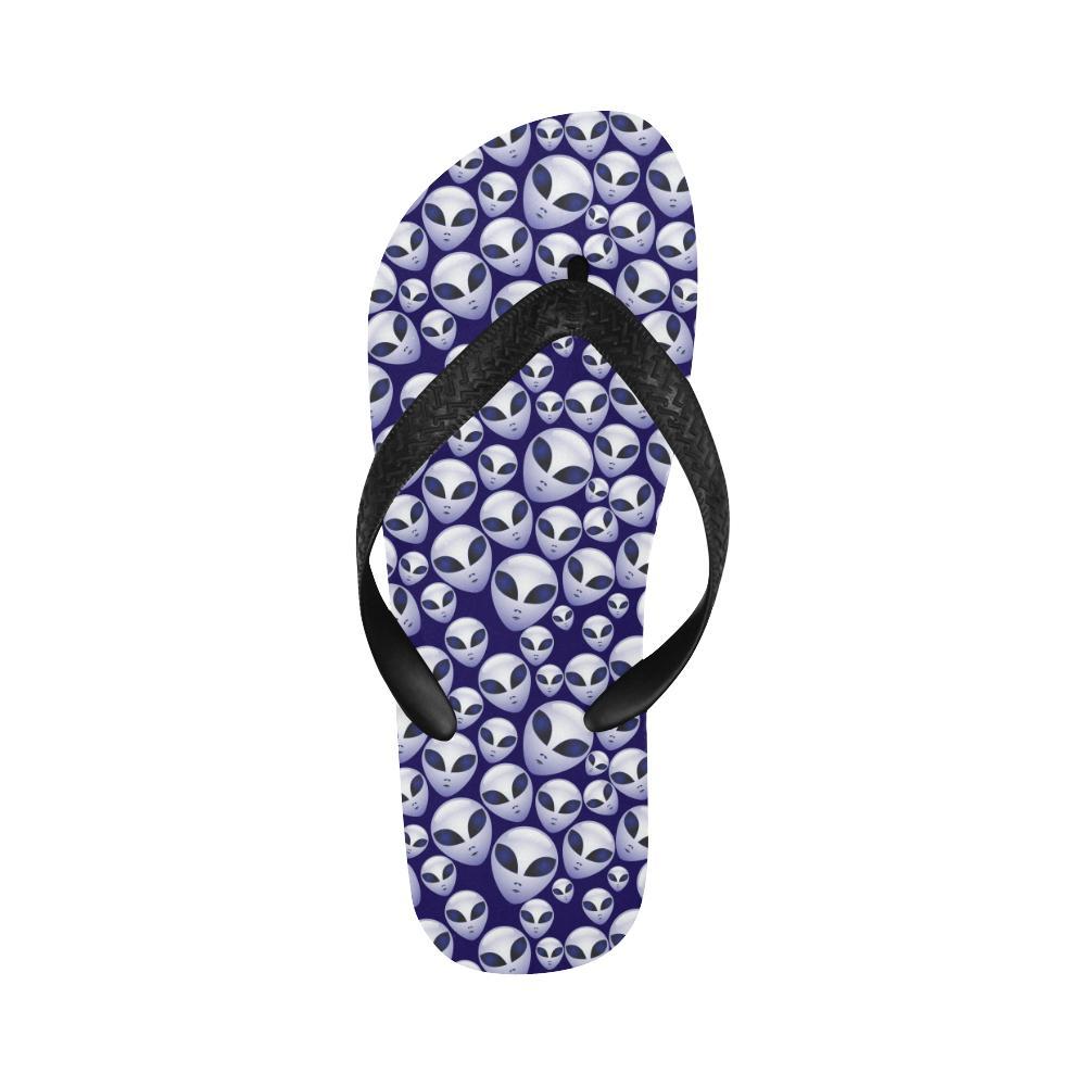 Alien Head Extraterrestrial Flip Flops-JTAMIGO.COM