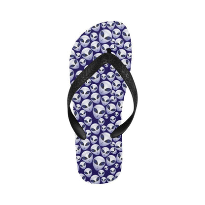 Alien Head Extraterrestrial Flip Flops-JTAMIGO.COM