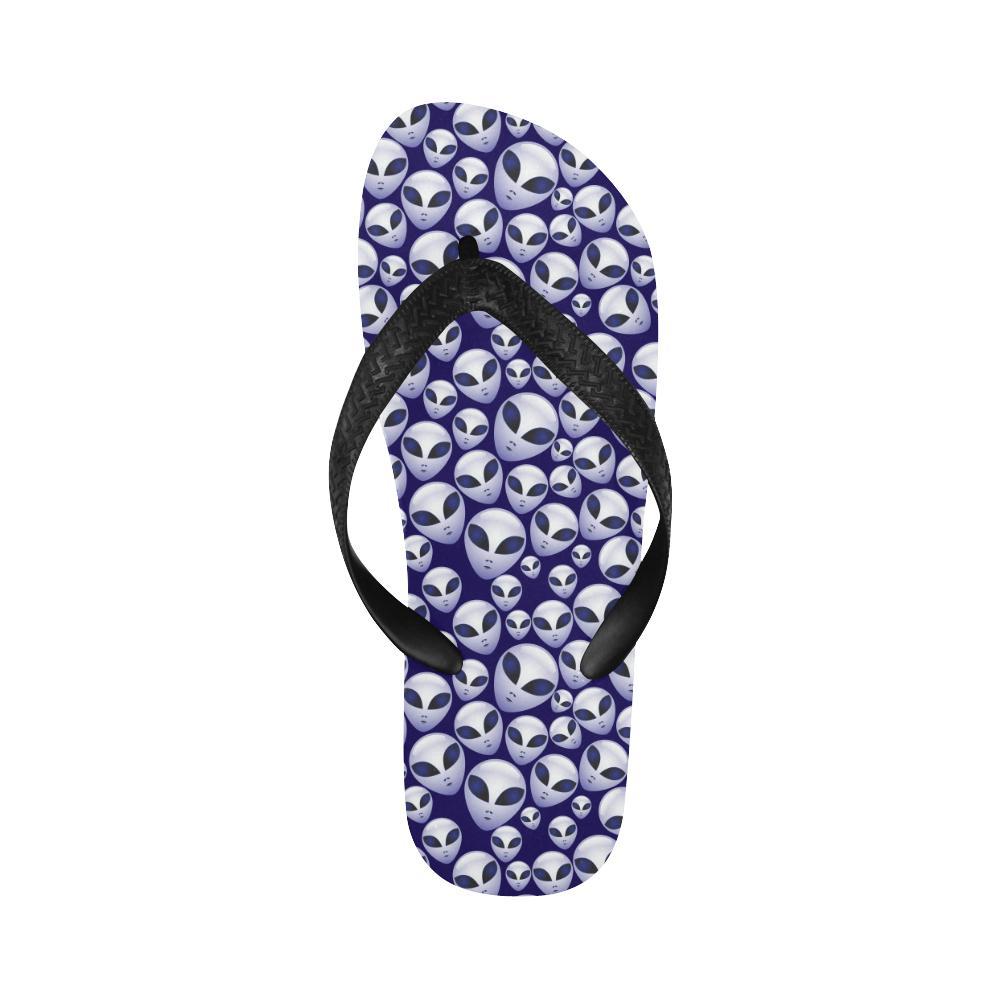 Alien Head Extraterrestrial Flip Flops-JTAMIGO.COM