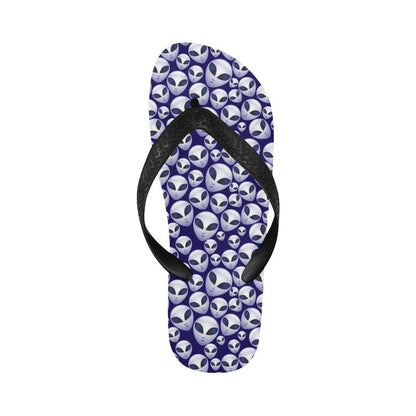 Alien Head Extraterrestrial Flip Flops-JTAMIGO.COM
