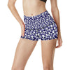 Alien Head Extraterrestrial High Waisted Spandex Shorts-JTAMIGO.COM