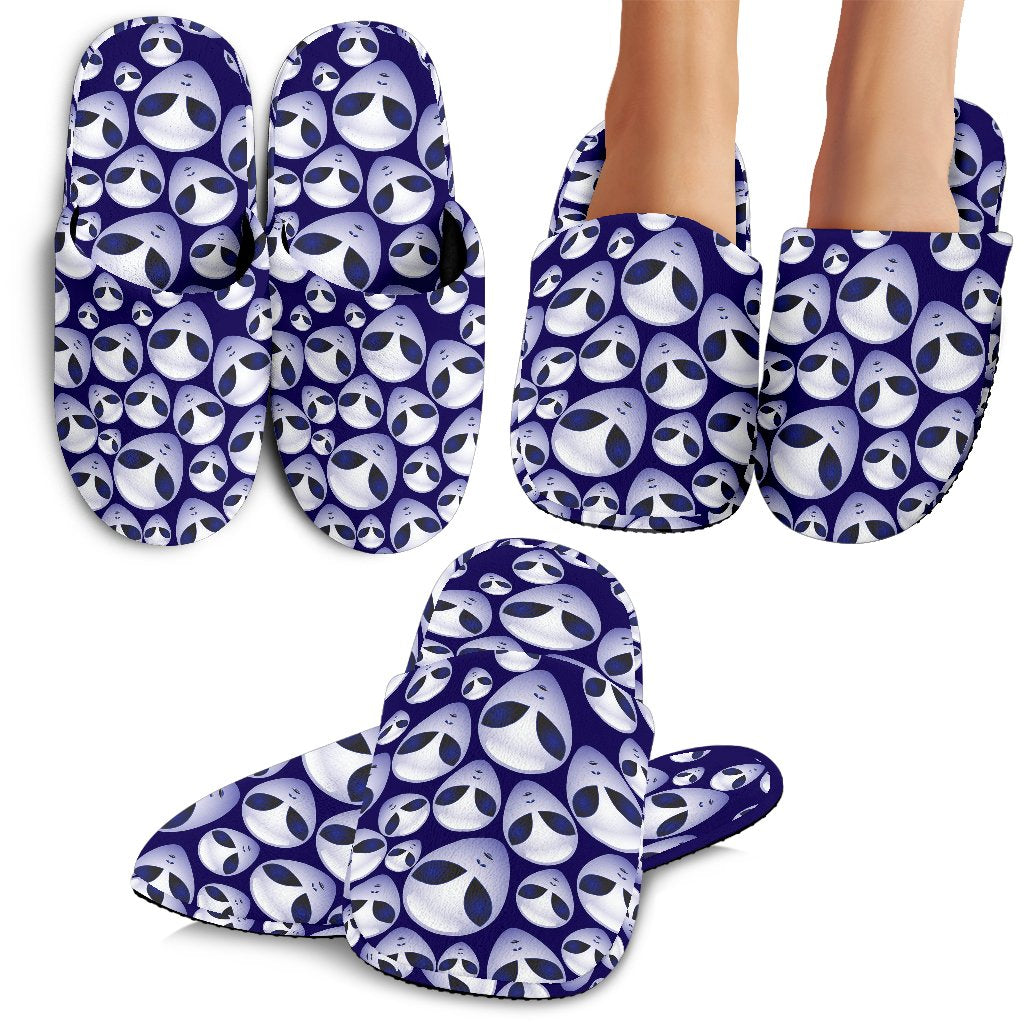 Alien Head Extraterrestrial House Slippers