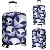 Alien Head Extraterrestrial Luggage Cover Protector