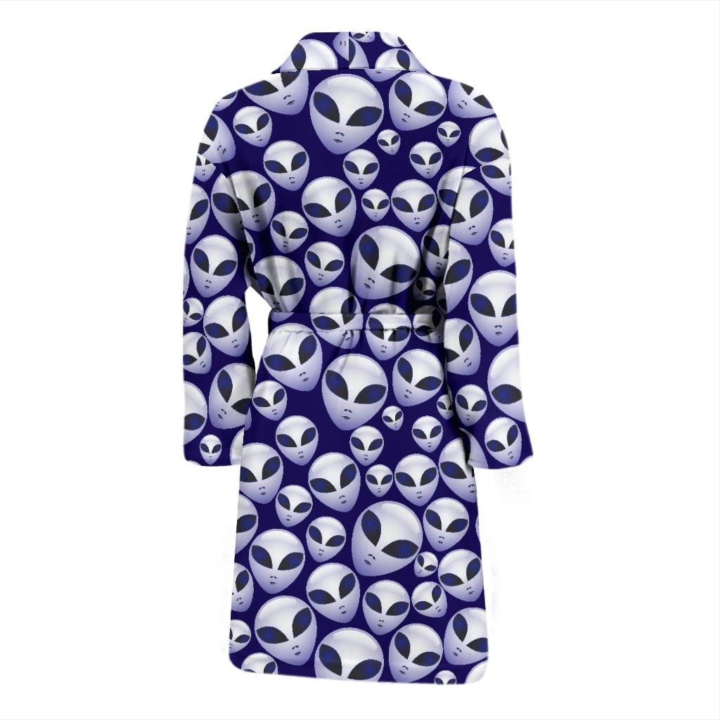Alien Head Extraterrestrial Men Bath Robe-JTAMIGO.COM