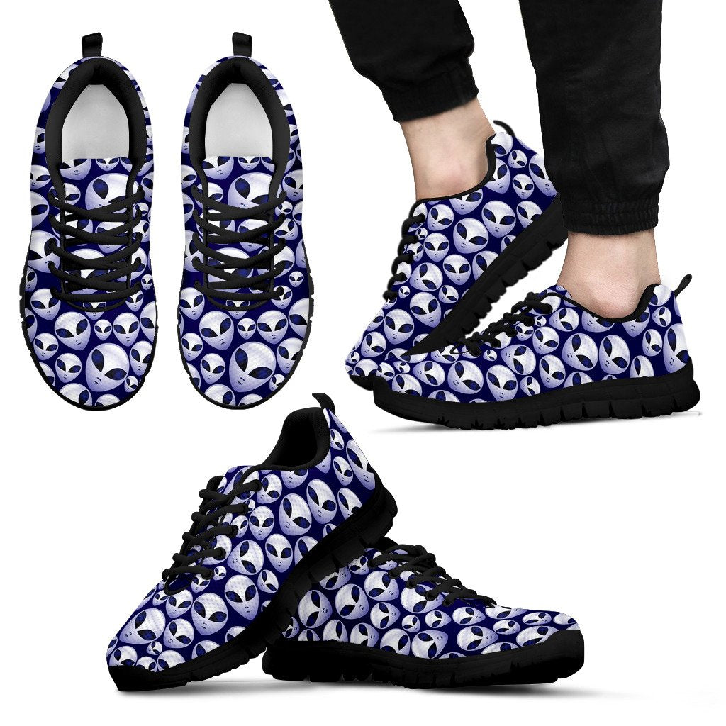 Alien Head Extraterrestrial Men Sneakers Shoes