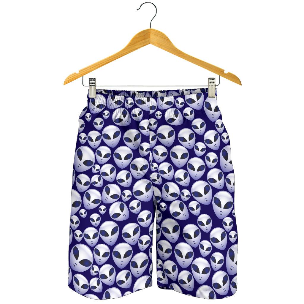Alien Head Extraterrestrial Mens Shorts-JTAMIGO.COM