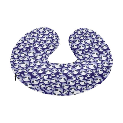 Alien Head Extraterrestrial U-Shaped Travel Neck Pillow-JTAMIGO.COM