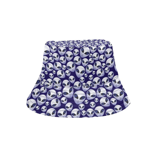 Alien Head Extraterrestrial Unisex Bucket Hat