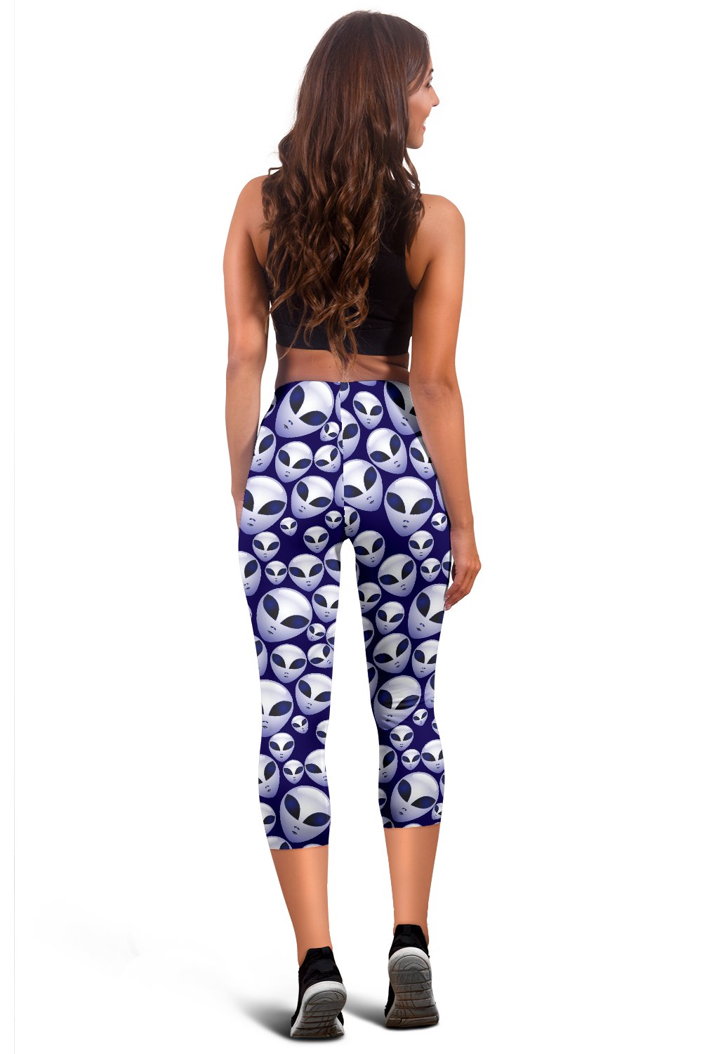 Alien Head Extraterrestrial Women Capris