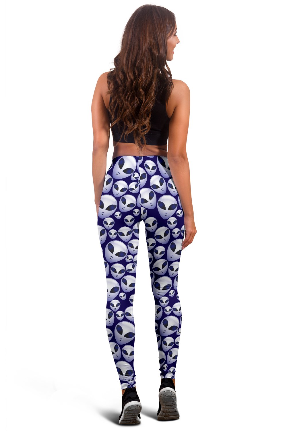 Alien Head Extraterrestrial Women Leggings