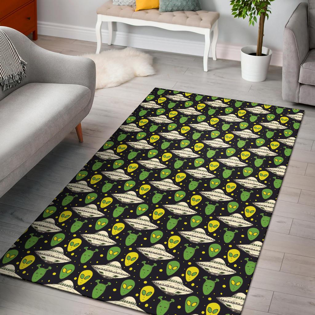Alien UFO Pattern Area Rugs-JTAMIGO.COM