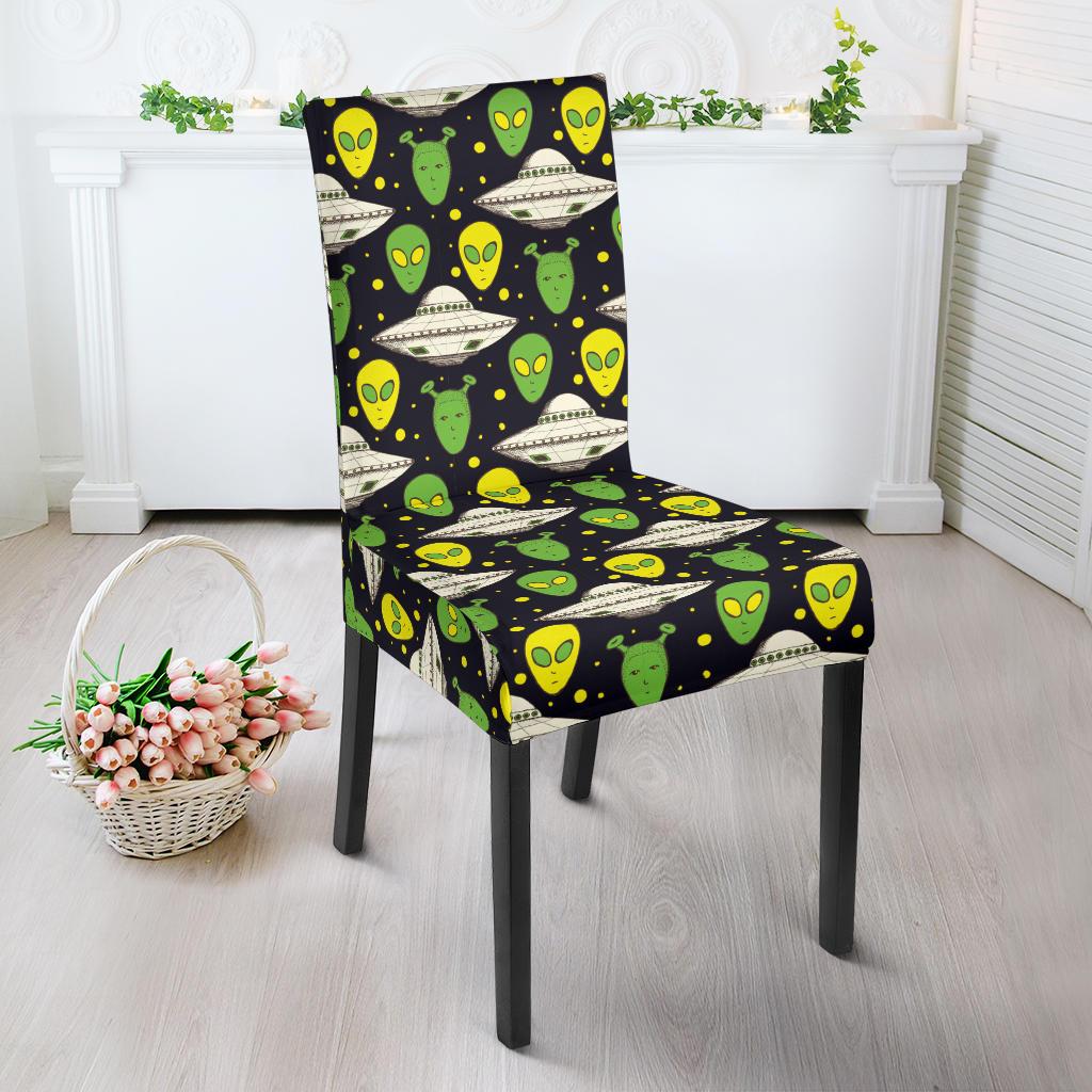 Alien UFO Pattern Dinning Chair Slipper-JTAMIGO.COM