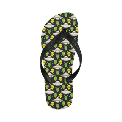 Alien UFO Pattern Flip Flops-JTAMIGO.COM