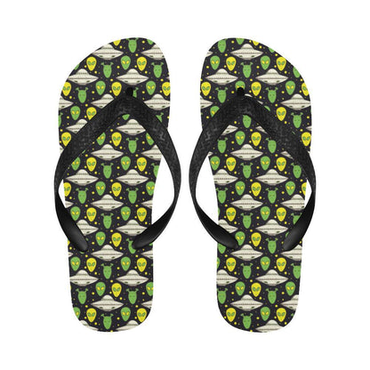 Alien UFO Pattern Flip Flops-JTAMIGO.COM