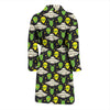 Alien UFO Pattern Men Bath Robe-JTAMIGO.COM