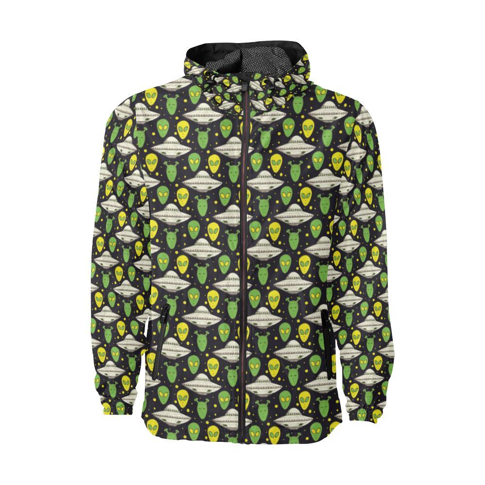 Alien UFO Pattern Men Windbreaker Jacket-JTAMIGO.COM