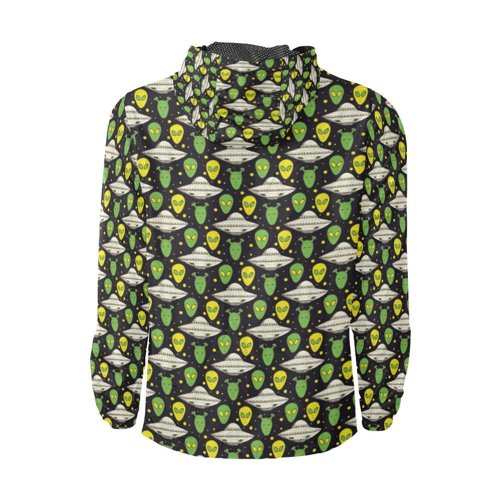 Alien UFO Pattern Men Windbreaker Jacket-JTAMIGO.COM