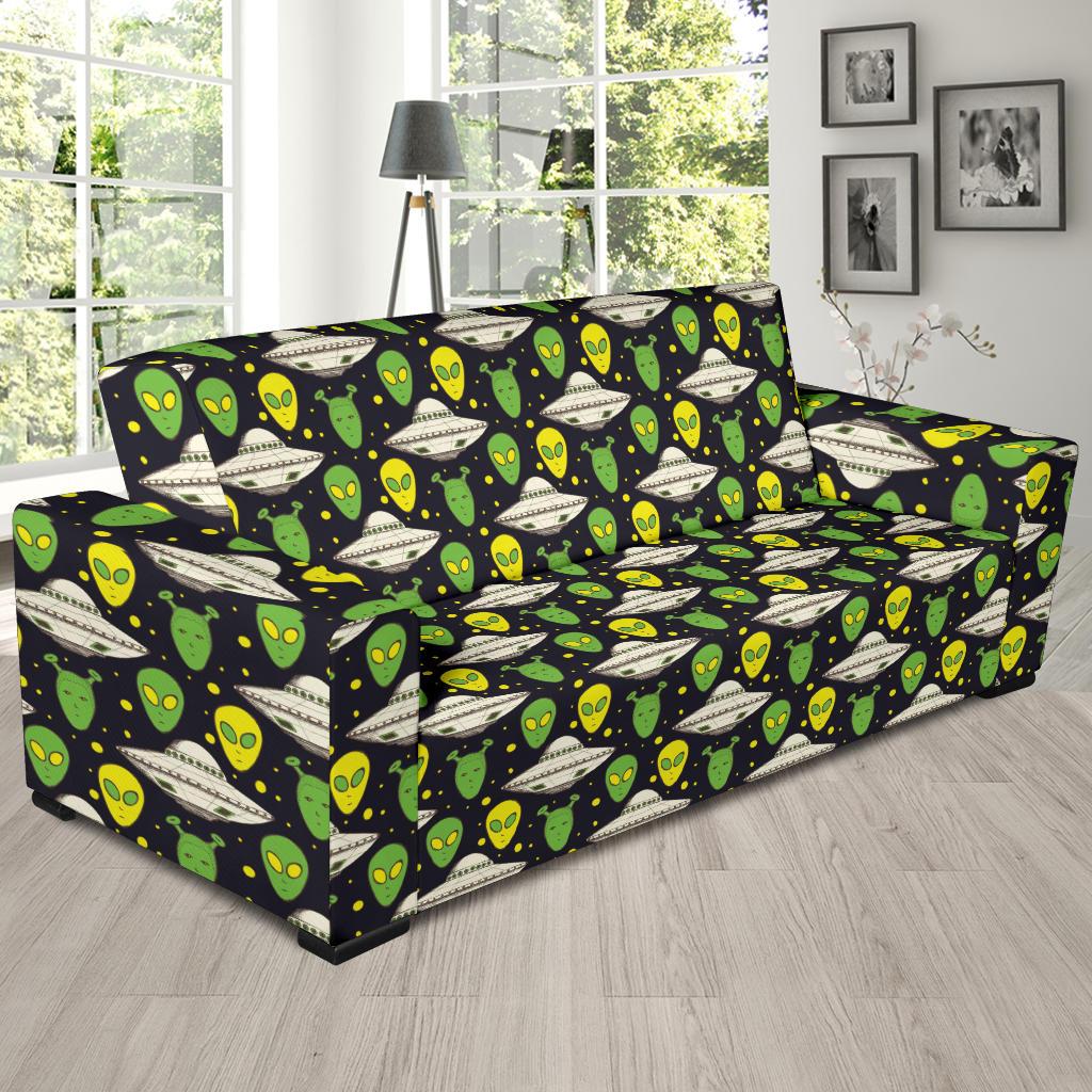 Alien UFO Pattern Sofa Slipcover-JTAMIGO.COM